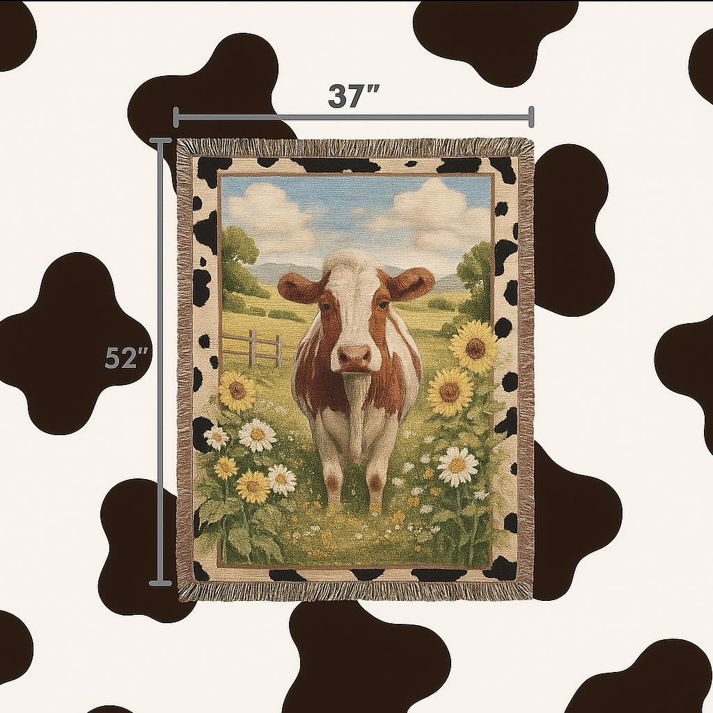Handwoven Cow Blankets